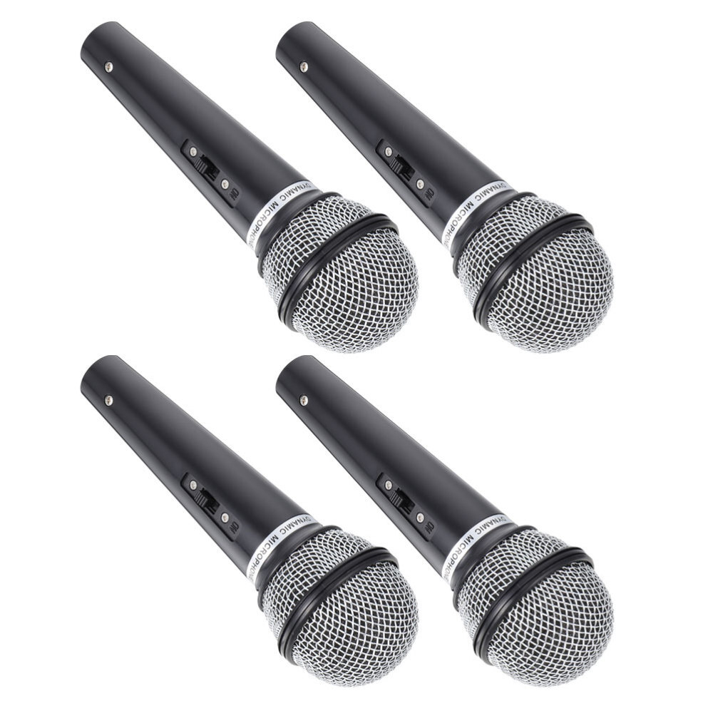 4 Pcs Pretend Microphone Microphone Costume Prop Microphone Prop Toy Microphone