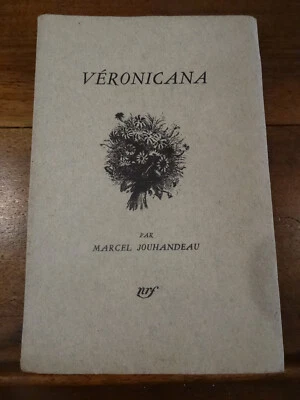 Véronicana Marcel Jouhandeau Gallimard 1933 Edition Originale Tirage Limité - Photo 1/4