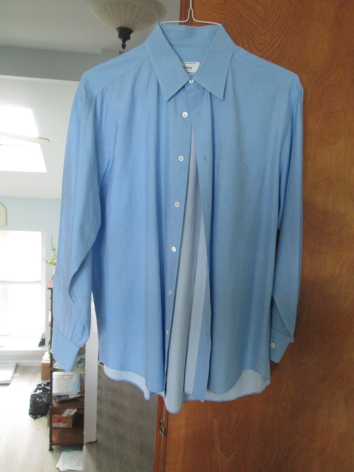 Pre-owned BRIONI Large Blue Dress Shirt for Niema… - image 1