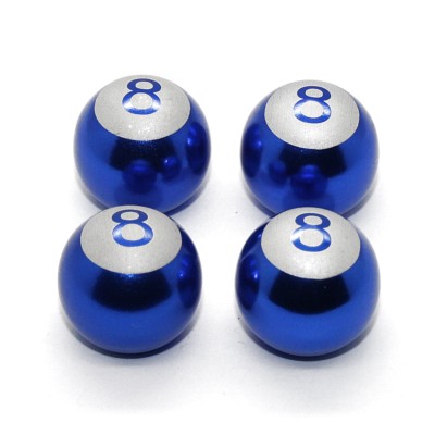 4Pcs Pool 8 Ball Tire Valve Stem Caps, Car Wheel Tire Valve Caps with Pool 8 4Pcs Pool 8 Ball Tire Valve Stem Caps, Car Wheel Tire Valve Caps with Pool 8