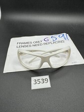 SMITH OPTICS Plastic Rectangular Wrap Sunglasses Tunisia Prize Tlt White