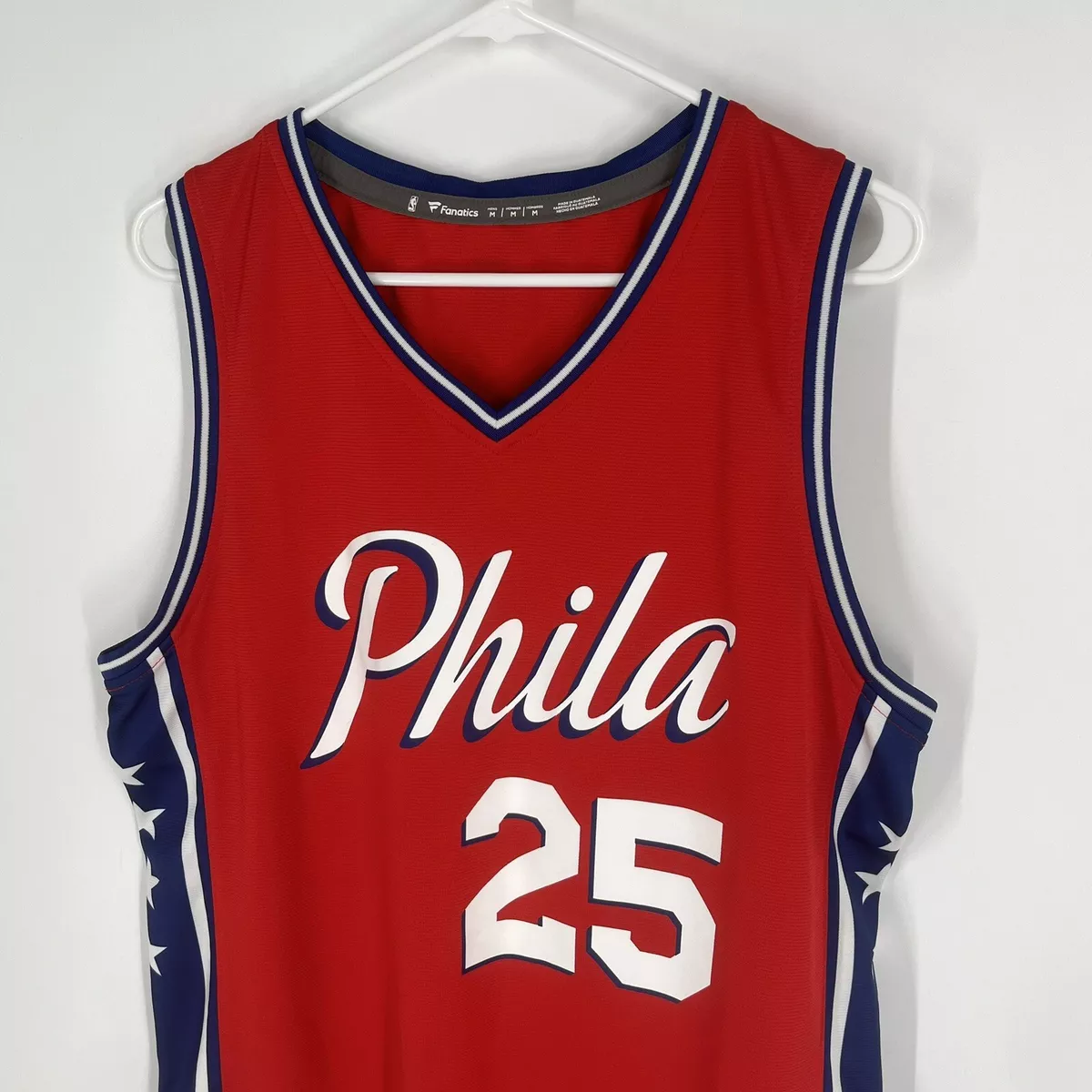 Ben Simmons Philadelphia 76ers Sixers Fanatics Men's Red Basketball Jersey  2XL