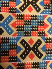 African Fabric Kente African Print KEP 81 6 Yards 100 Cotton
