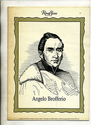 ENGEL BROFFERIO - CAMILLO BENSO DI CAVOUR # Historische Porträts Nr.7 # Suppl. La Stampa