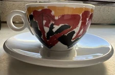 Coffee Cup & Saucer Perla Collection Jan Cremer 2002 CINC Ltd. CI Portugal Be. 7