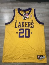 Gary Payton 1957 Nike Swingman Los Angeles LA  Lakers NBA Rewind Jersey XL NEW