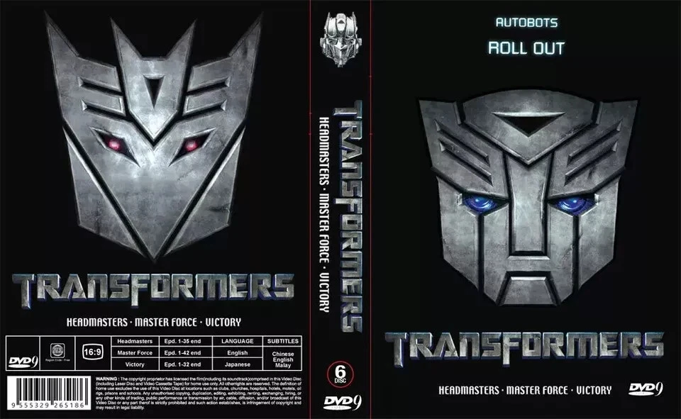 DVD Anime Transformers Headmasters Master Force Victory (Vol. 1-109 End) Eng Dub - Image 3 of 4