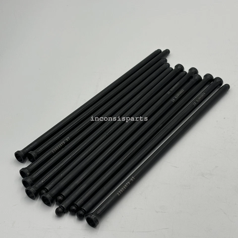 Tubo de varilla de empuje de válvula de 12 piezas compatible con 89-98 5,9 L Cummins 12 V 3284377 NUEVO envío gratuito Foto 4 de 4