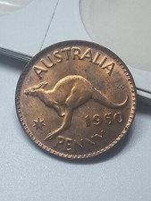 Australian 1950 M PENNY GEM GRADE