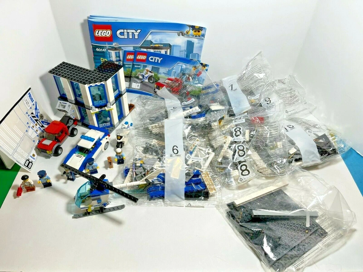 LEGO Police station 60141 (2017). Bags 5,6,7,8,9,10 sealed. see description