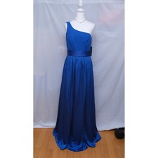 Brand new white by Vera wang one shoulder dress with satin sash. Size 8