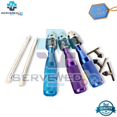 Orthopedic Hand Drill With Chuck & Key 16cm Orthopedic Veterinary Surgery 3 Set