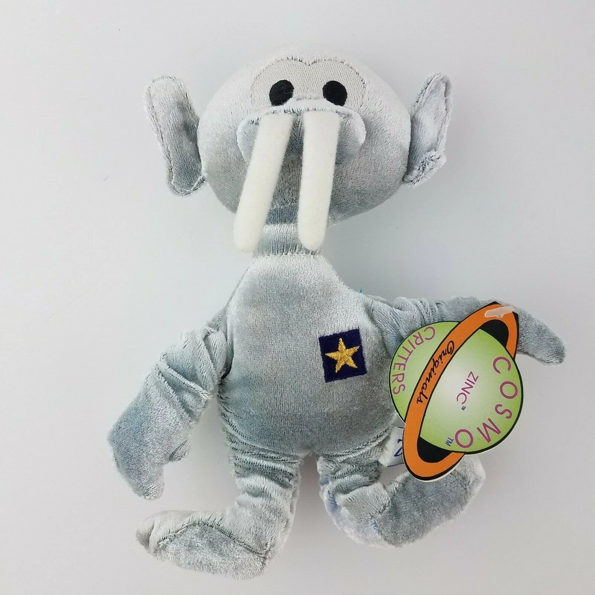 Peluche originale Cosmo Critters zinc beanie extraterrestre ZET POLICIER OFFICIE