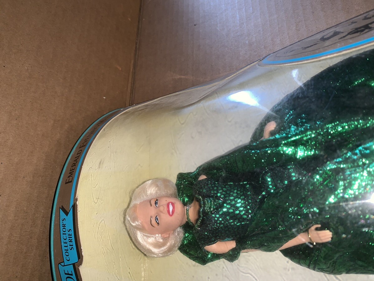 Vintage 1993 Marilyn Monroe Doll in Emerald Evening Dress New In Box | eBay