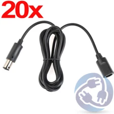 LOT - 20X Controller Extension Adapter Cable Cord for Nintendo Gamecube Wii NGC