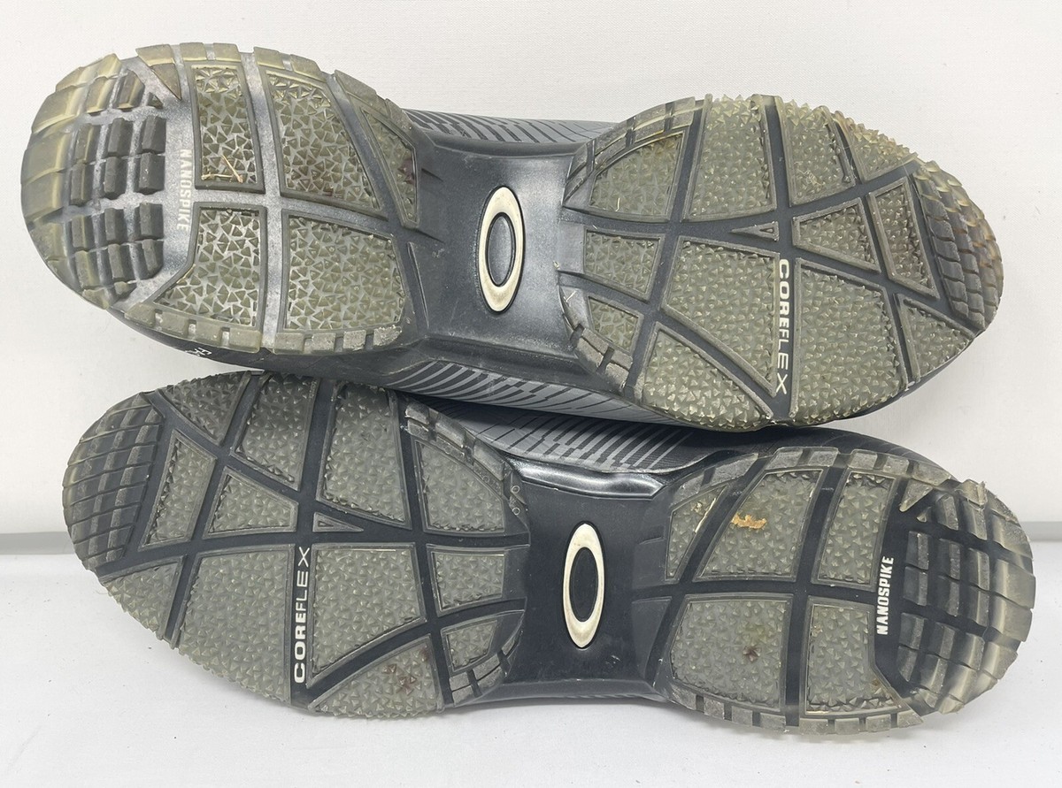 Oakley Cipher 3 Golf Shoes Mens Sz 9 Nano Spike Factory Lite Black, Gray Oakley Cipher 4 Nanospike Factory Lite Golf Shoes Black Gray  main image 4
