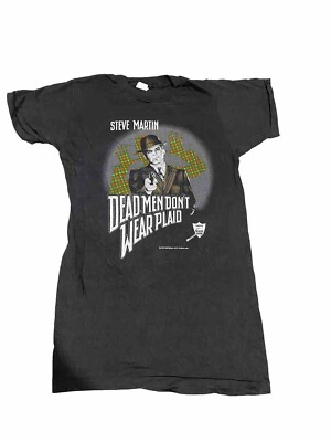 Vintage Steve Martin Dead Men Don t Wear Plaid T-shirt 1982 RARE S