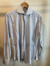 Suitsupply Plaid Egyptian Cotton Dress Shirt Collar 38 15