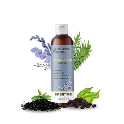 AdvanceKesh Hair Growth Oil Anti-Grey Peptide Formula 100ml