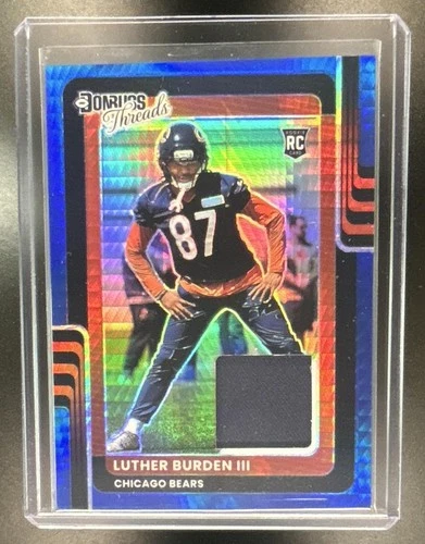 2025 Donruss Optic Luther Burden III Blue Hyper (RAW)