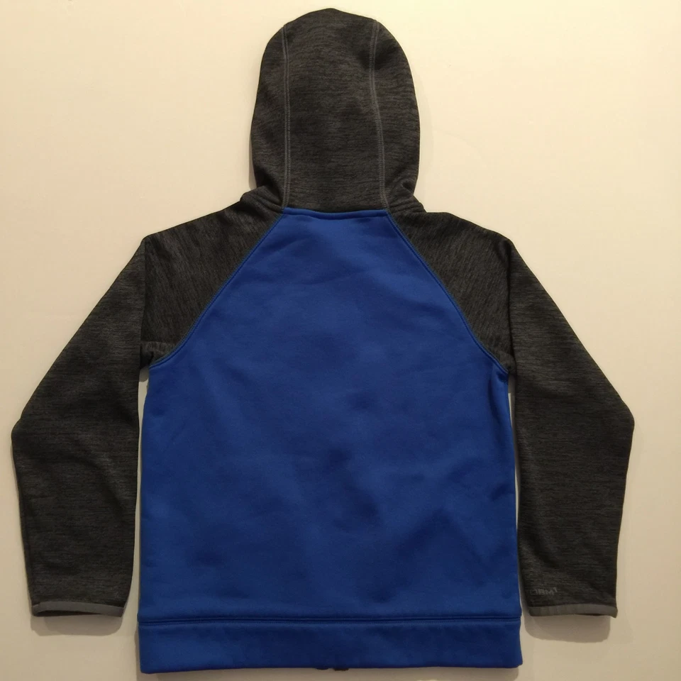 Chaqueta Under Armour Jóvenes Niños Azul YSM/JP/P Softshell Cremallera Completa Sudadera con Capucha Chaqueta Foto 2 de 4