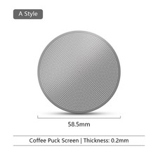 Espresso Puck Screen 0.2mm Stainless Steel Coffee Filter 51/54/58mm Portafilter