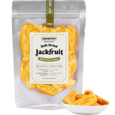 Soft Dried Jackfruit Chips 200Gram Healthy Snack for Adults Kids, All-Natura