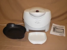 GEORGE FOREMAN GV5 LEAN CONTACT ROASTING MACHINE-DRIP TRAY-INSTRUCTIONS &RECIPES
