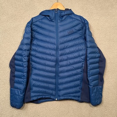 Helly Hansen Verglas Down Jacket Men's Extra Large Blue Hybrid Insulated Puffer