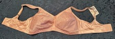 Amoena Kacy 2156 Beige Nude Wireless Wide Bra NWT 42C Full Coverage Mastectomy
