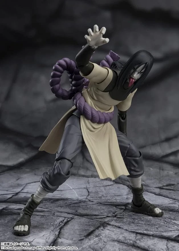 Bandai Naruto Shippuden S.H.Figuarts Orochimaru Seeker of Immortality Action Fig - Image 2 of 4