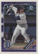 2019 Bowman Draft Chrome Purple Refractor 201/250 Nick Quintana #BDC-105 0c6