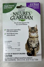 Natures Guardian Natural Flea Tick Squeeze on for Cats and Kittens