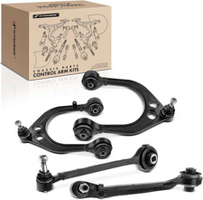 Set of 4, Front Upper  Lower Control Arm Kit, with Ball Joint  Bushing, Compat