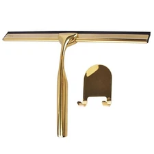 Stainless Steel Glass Window Squeegee with Non-Slip Blade Handle for Bathroom...