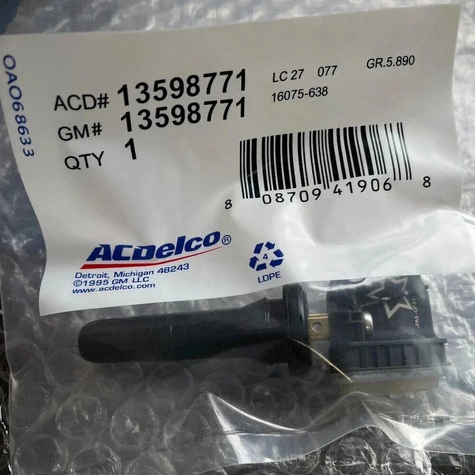 4Pcs GENUINE TPMS TIRE PRESSURE SENSOR OEM 13598771 For BUICK CADILLAC CHEVROLET Foto 3 de 3