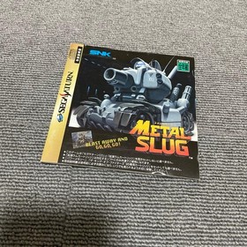 Metal Slug Sega Saturn Japanese Action ShootingGame SNK "good" Japan Used