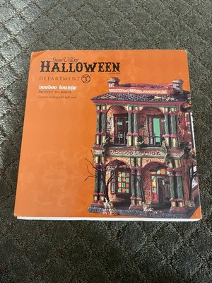 NIB Department 56 Snow Village Halloween VOODOO LOUNGE Dept 56 805678 Ceramic