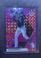 Luis Robert 2021 Panini Mosaic - #60 Pink Camo Mosaic Prizm