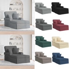 Chaise Lounge mit Rock mit Kissen mit Kissen Stoff Lounge-Liege vidaXL