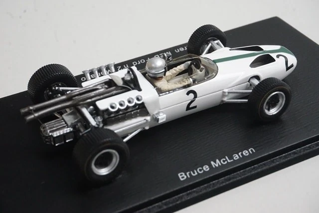 1:43 SPARK S3093 McLaren M2B Ford Monaco GP 1966 #2 B. McLaren model car - Image 4 of 4