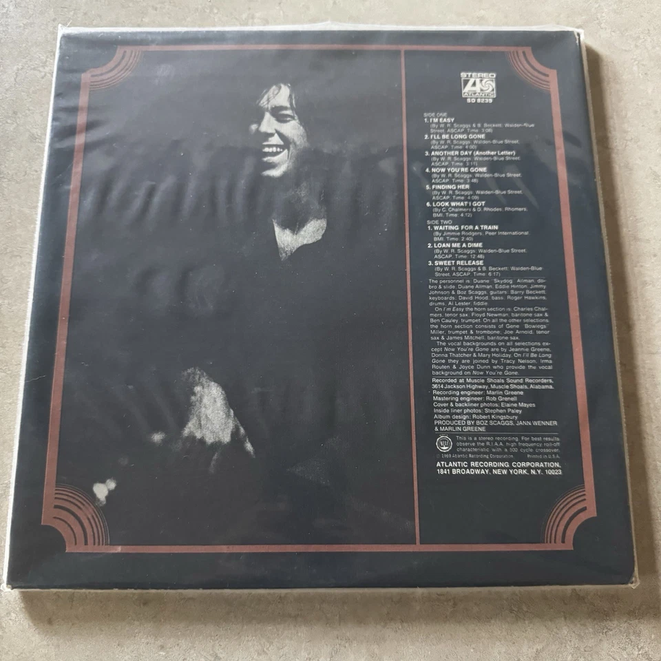 Boz Scaggs - Self Title 1973 Atlantic SD 8239 White Label Promo Great Condition - Image 2 of 4