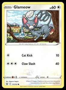 Glameow 115/163 Battle Styles