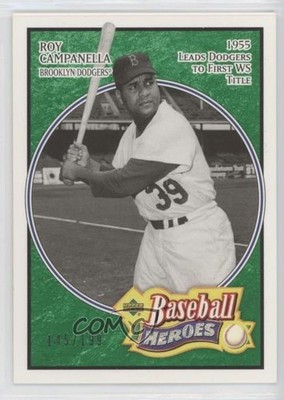 2005 Upper Deck Baseball Heroes Emerald 145/199 Roy Campanella #178 HOF 6d9