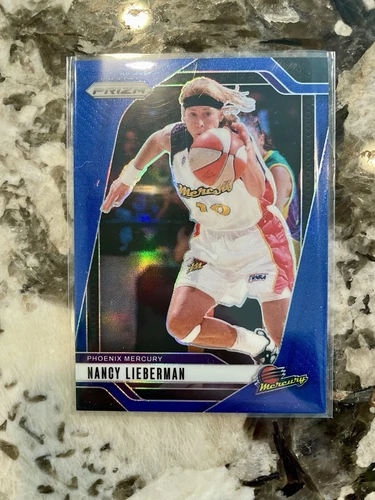 Nancy Lieberman 2024 Panini Prizm WNBA Blue Prizm  /199 #139 Mercury