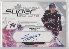 2023-24 SPx Super Scripts Rookies Stanislav Svozil #SSR-SS Auto 0il7