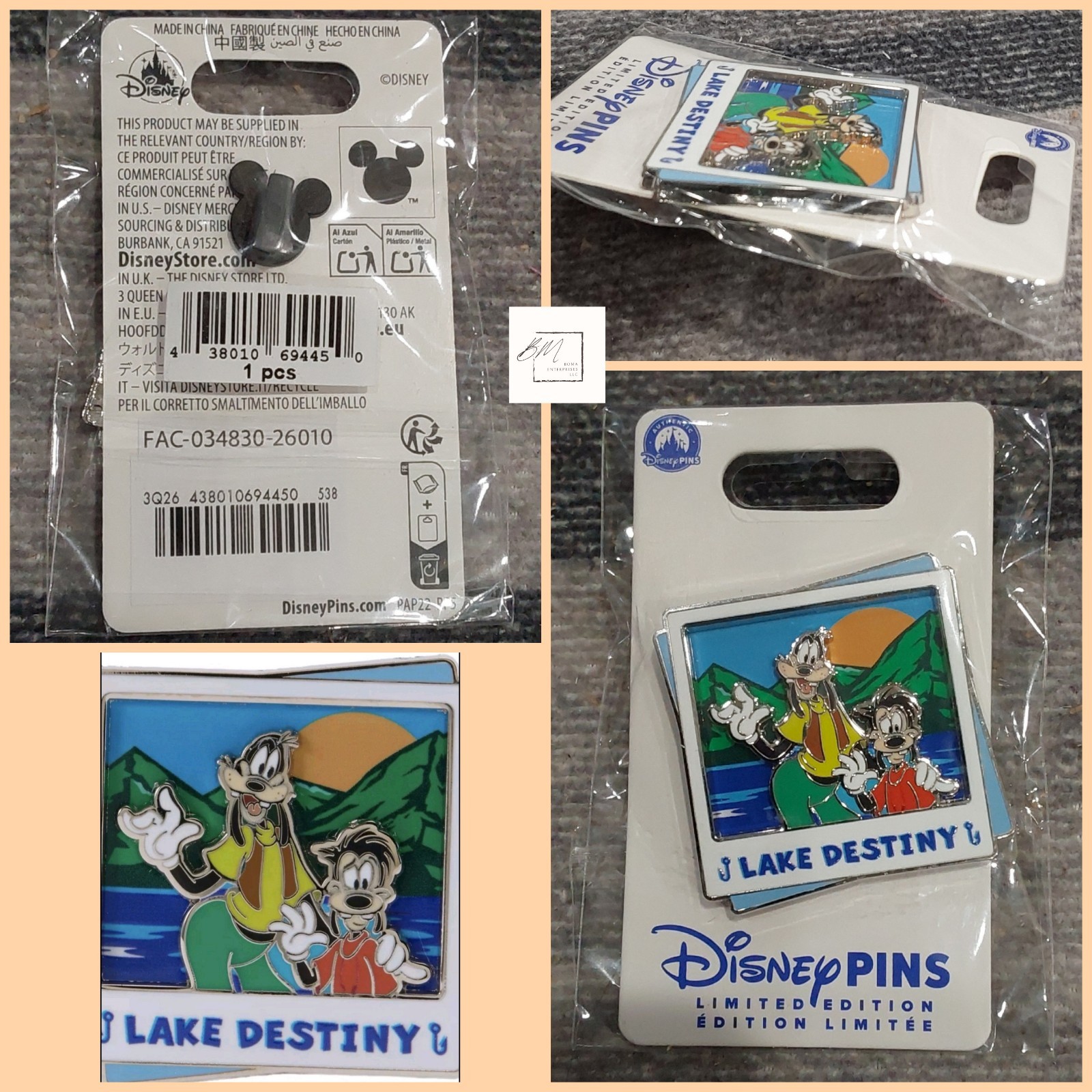 Goofy and Max Pin – Lake Destiny – A Goofy Movie – Disney Destinations In Hand**
