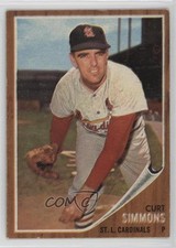 1962 Topps Curt Simmons #285 0z0n