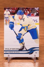 2025-26 Upper Deck Base #405 Philip Broberg - St. Louis Blues