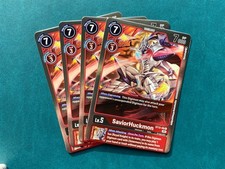 SaviorHuckmon ST12-08 Playset Starter Deck Jesmon Digimon Card Game x4